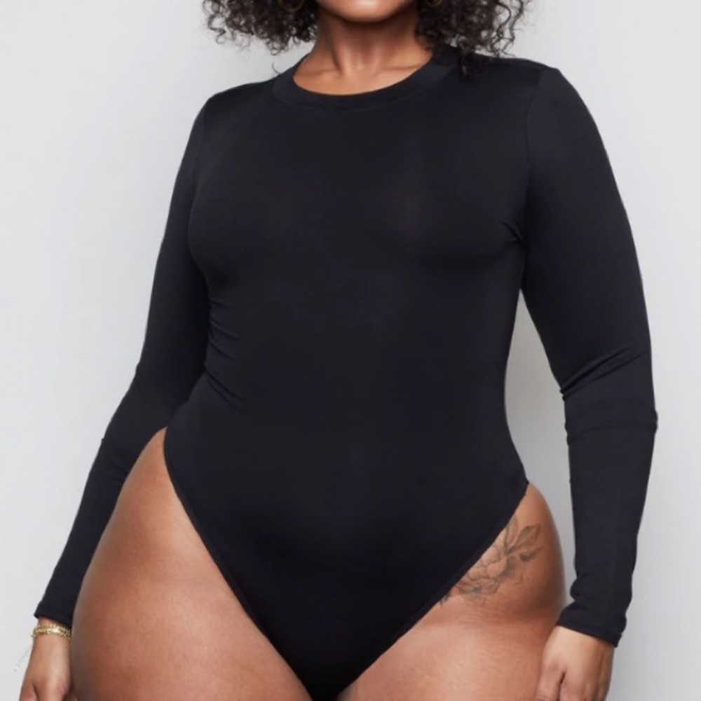 Good American crew neck bodysuit
